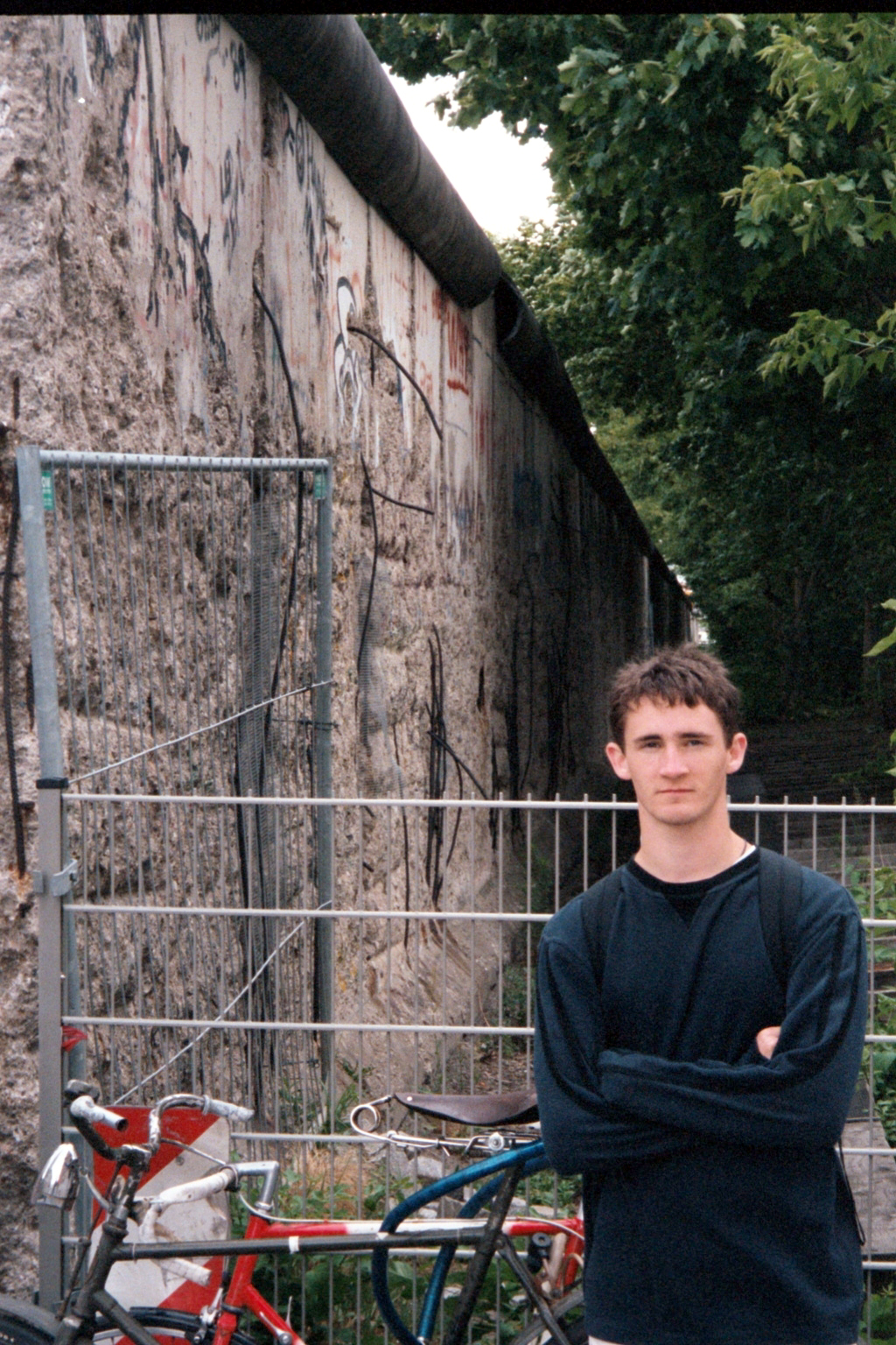 Ryan at Berlin Wall