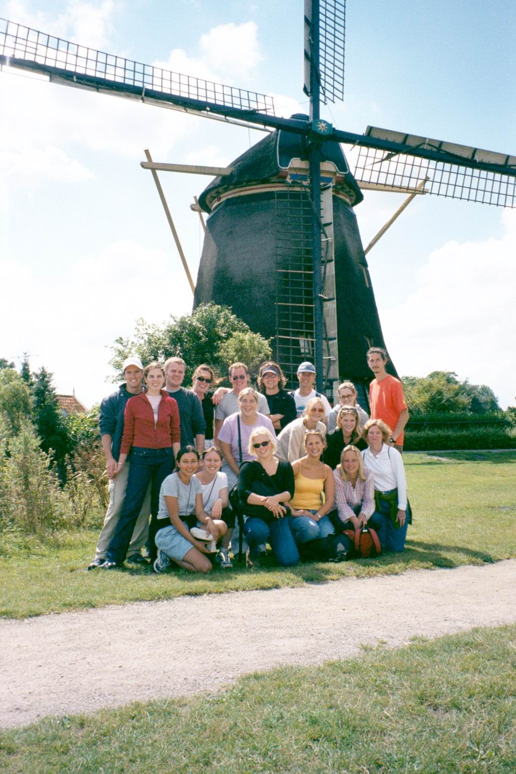 Biking out in the countryside around Amsterdam, oh look, a windmill